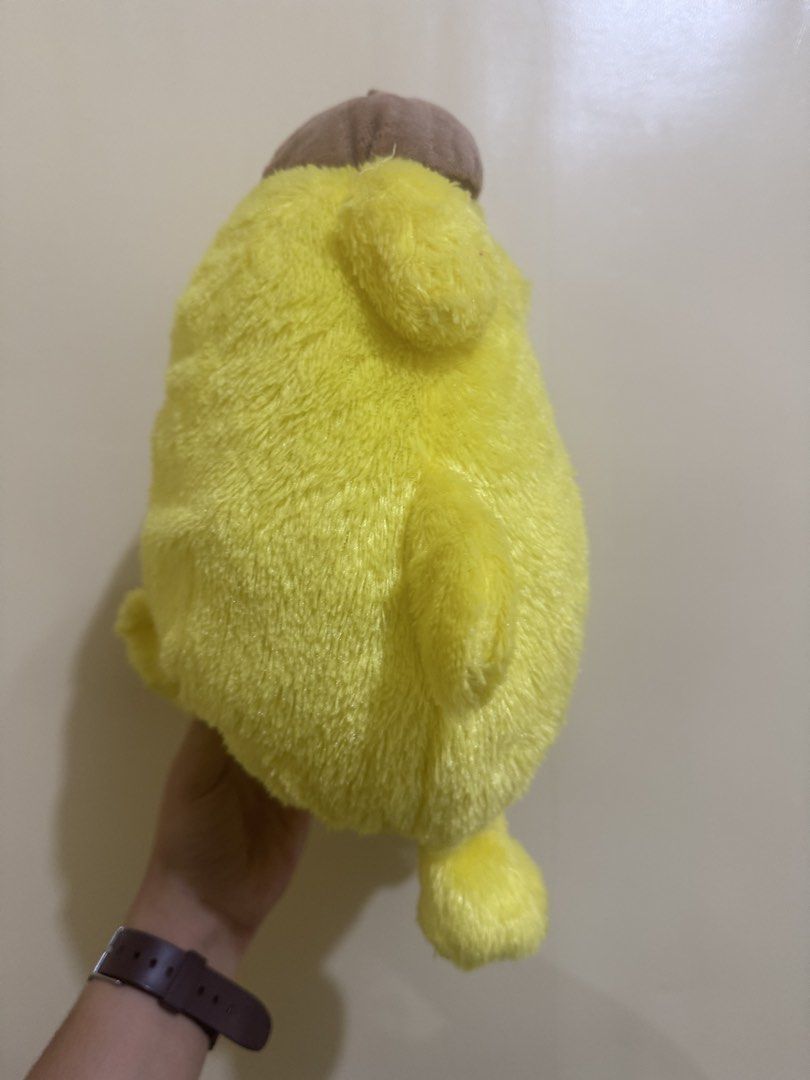 Sanrio Pompompurin Plush Toy with Beret (Category: Plushies & Soft Toys) located in Liloan. Submitted by kiriana_fox (Listing ID 1446015796, Image 2). Description: - Adorable Pompompurin plushie - Features the cute yellow dog character with his signature brown beret - Made from soft and fluffy material, perfect for cuddling - A must-have for any Sanrio fan or collector - Eager to find a new loving home!.