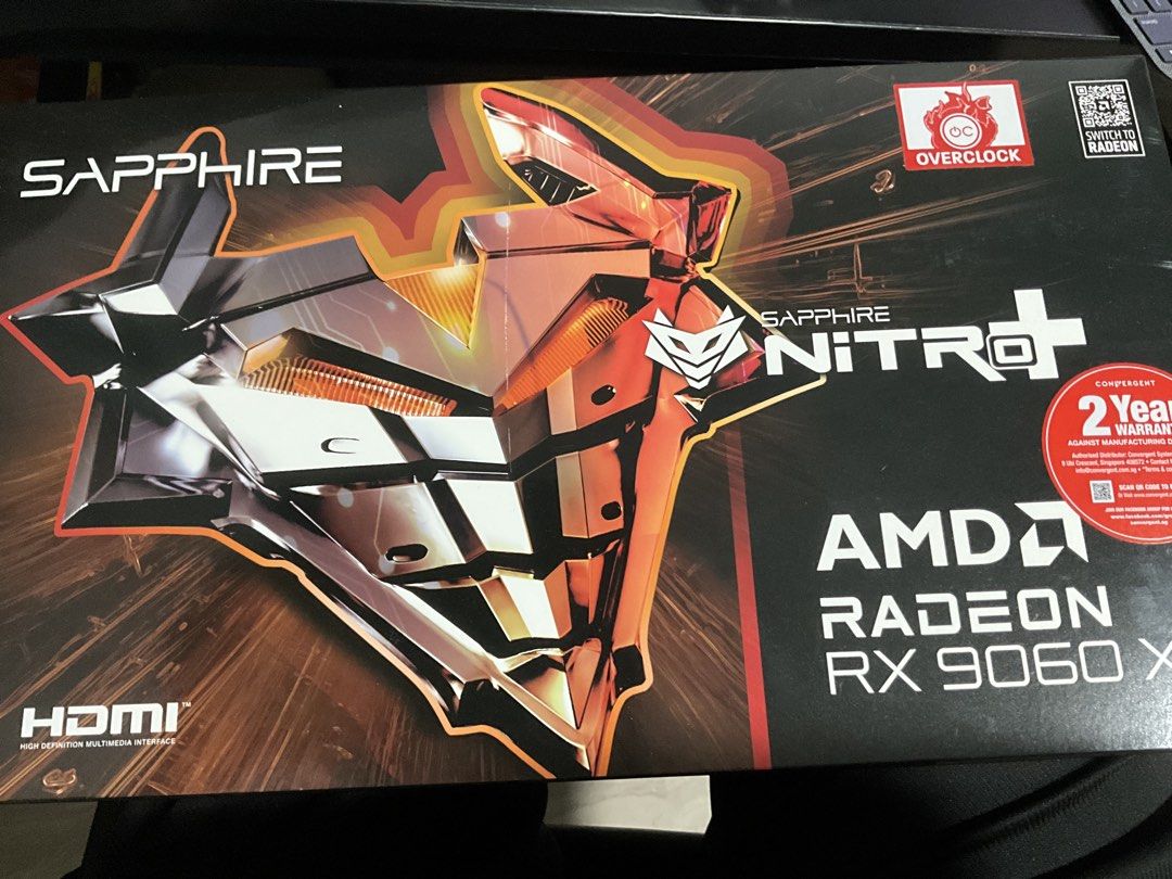 Sapphire NITRO+ AMD Radeon RX 9060 XTGraphics Card
