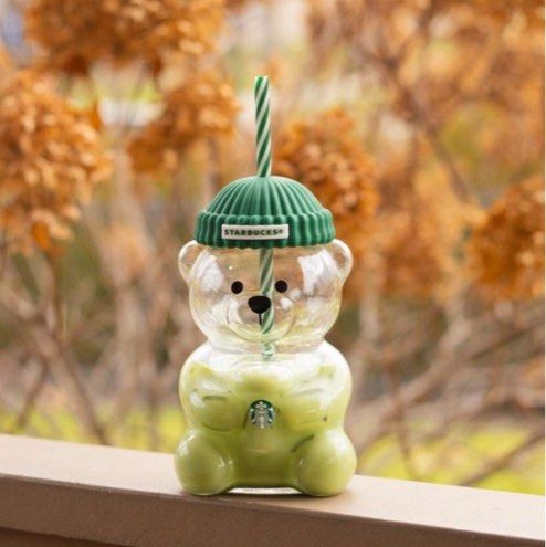 Starbucks Bearista Glass Cold Cup493179611602626560