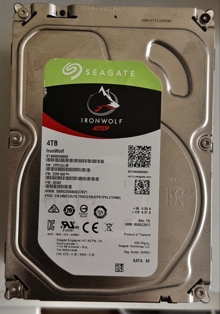 Seagate IronWolf 4TB NAS Internal Hard Drive492860761819074560