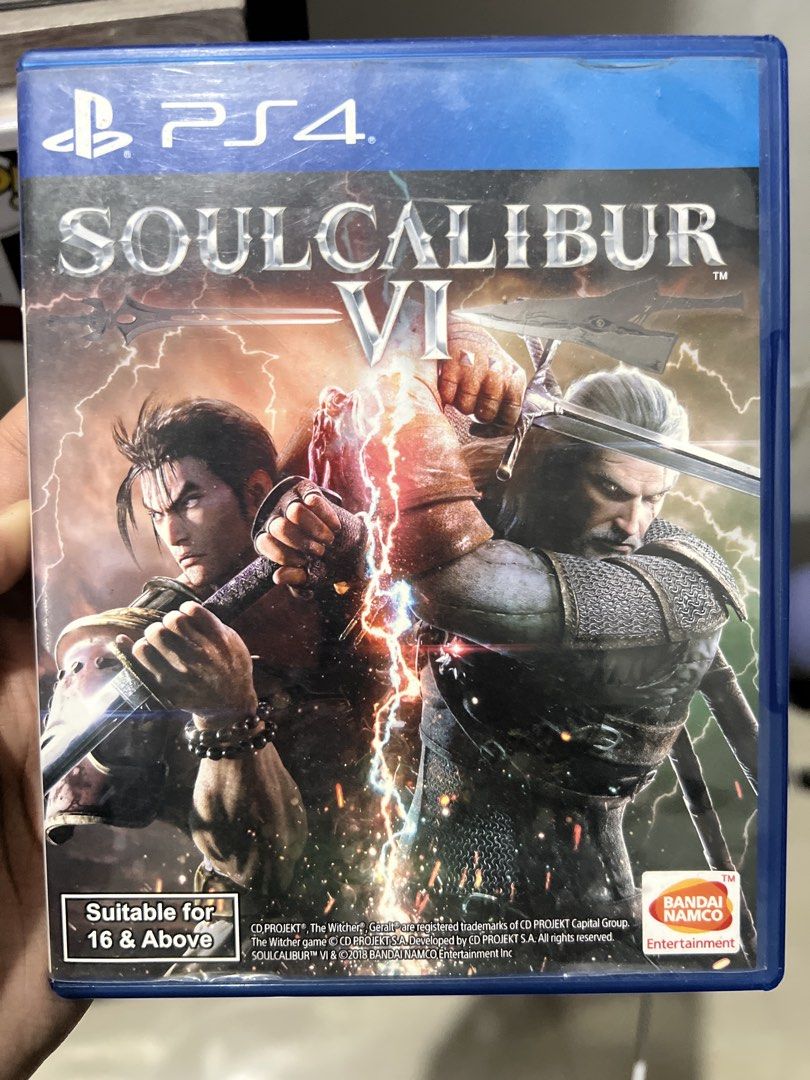 Soulcalibur VI PS4 Game (Category: PlayStation) located in Quezon City. Submitted by thegroovearchive (Listing ID 1446084090, Image 1). Description: - Soulcalibur VI for PlayStation 4 - Experience the struggle for two legendary swords - Create your own warrior and explore in Libra of Soul mode - Play as Geralt of Rivia, the famous Witcher - Online multiplayer requires a PlayStation Plus subscription.