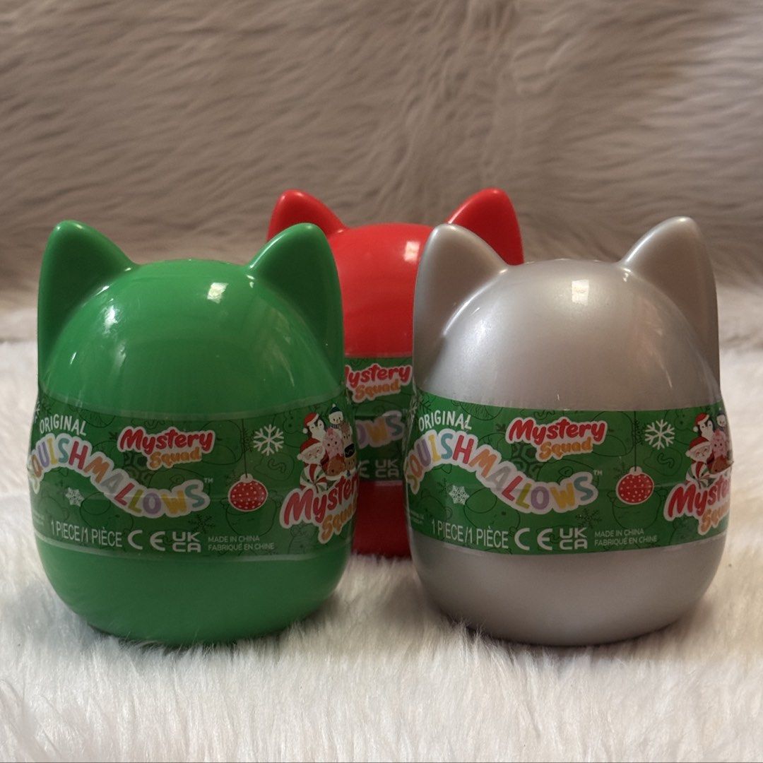 Squishmallows 4" Christmas Mystery Capsule (Category: Plushies & Soft Toys) located in Las Pinas. Submitted by defg35 (Listing ID 1446002168, Image 1). Description: Brandnew.