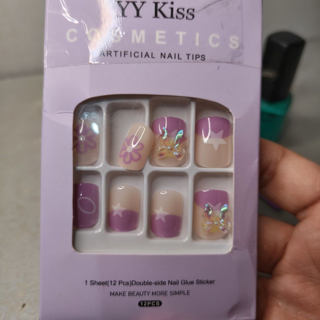 Take All Nail Care Set Artificial (Category: Hands & Nails) located in Cavite. Submitted by donyachuHandicraft (Listing ID 1446099853, Image 3). Description: Take All Only Artificial Nail Tips Nail Care Set Nail Polish RFS: Decluttering ASAP Please view all photos before purchasing Pay tru Gcash Ship tru Gogoexpress Lalamove Sf c/o by the buyer Location Dasma Cavite.
