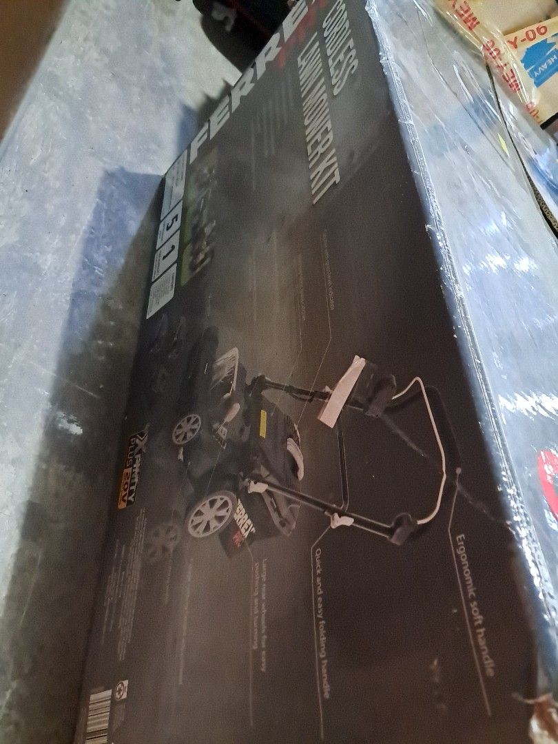 TERRA PRO Cordless Lawn Mower Kit 20V (Category: Industrial Equipment) located in Makati City. Submitted by mandiajan62104 (Listing ID 1445998346, Image 2). Description: - TERRA PRO 20V Cordless Lawn Mower Kit - Includes 2 Batteries and Charger - Quick and Easy Folding Handle for convenient storage - Adjustable Cutting Height: 25mm to 75mm - Ideal for maintaining a neat and tidy lawn - Brand New, Sealed Box.