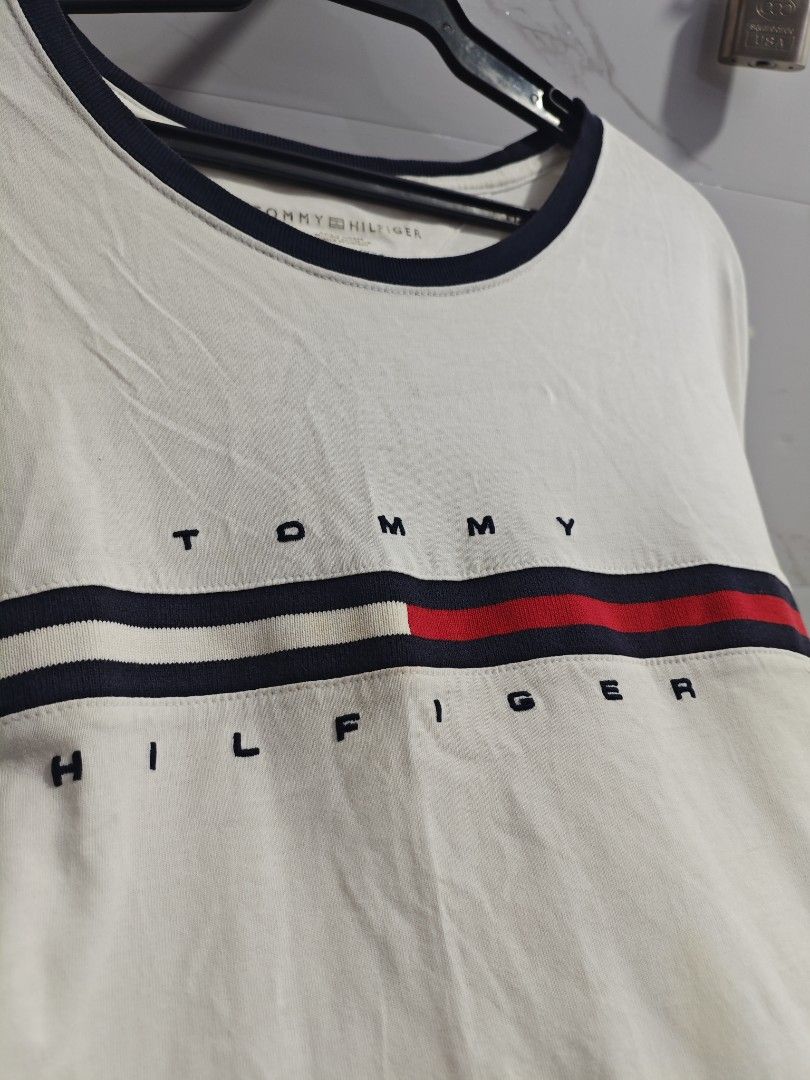 Tommy Hilfiger Classic Men Tshirt (Category: Tshirts & Polo Shirts ) located in Baguio. Submitted by cool_chic (Listing ID 1446032212, Image 3). Description: Tommy Hilfiger Classic Men Tshirt Color Rate 9.5/10 Flaw Minimal Yellow Stain Embroidered Logo Complete Tags Cotton Tela Machine Washed Size 2XL To 3XL Dimes 25 Width 32 Length Price P259.