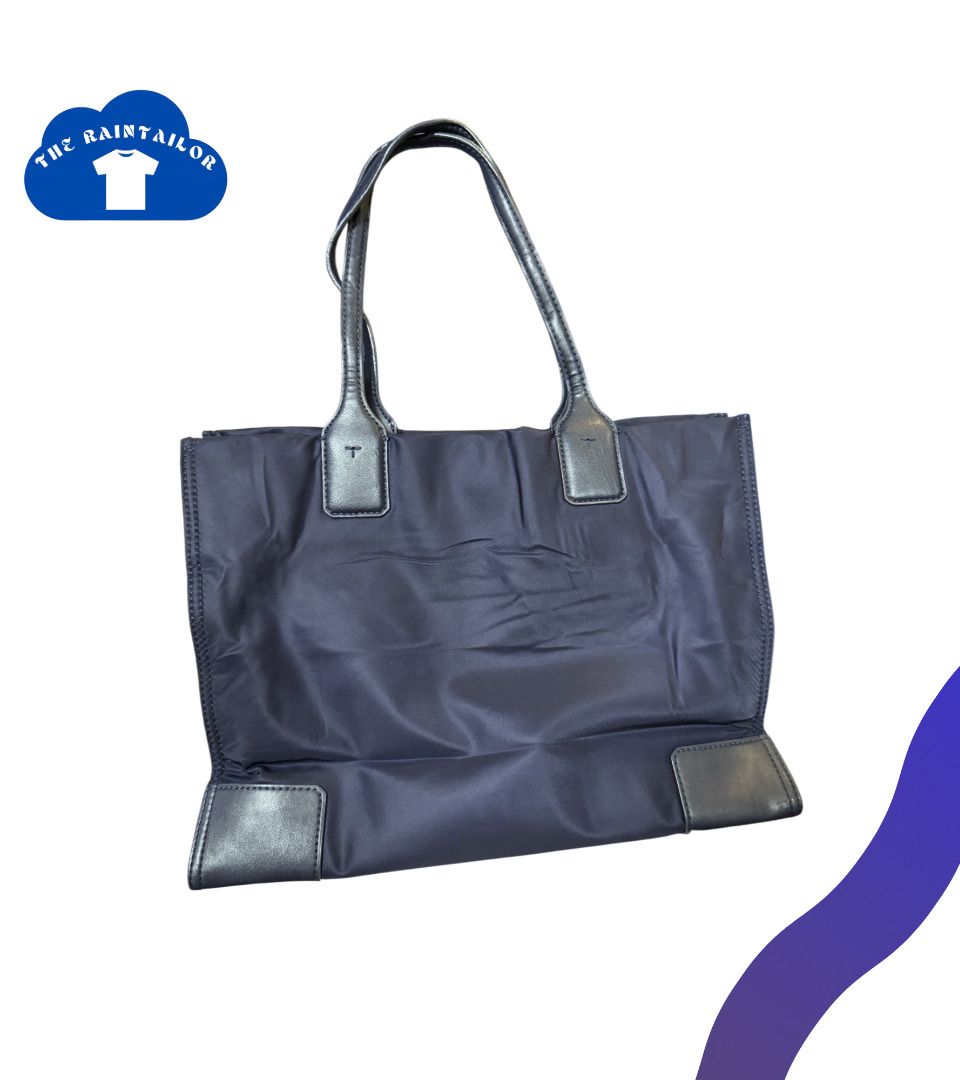 Tory Burch Small Ella Tote Bag (Category: Luxury Bags & Wallets) located in Baguio. Submitted by theraintailor (Listing ID 1446026420, Image 3). Description: Tory Burch Small Ella Tote Bag Navy Authentic Made in Cambodia Inquire for additional photos No obvious imperfections Very minimal signs of usage Payment Methods: Gcash or Maya Shipping Method: J&T Shipping Fee will be paid by buyer .