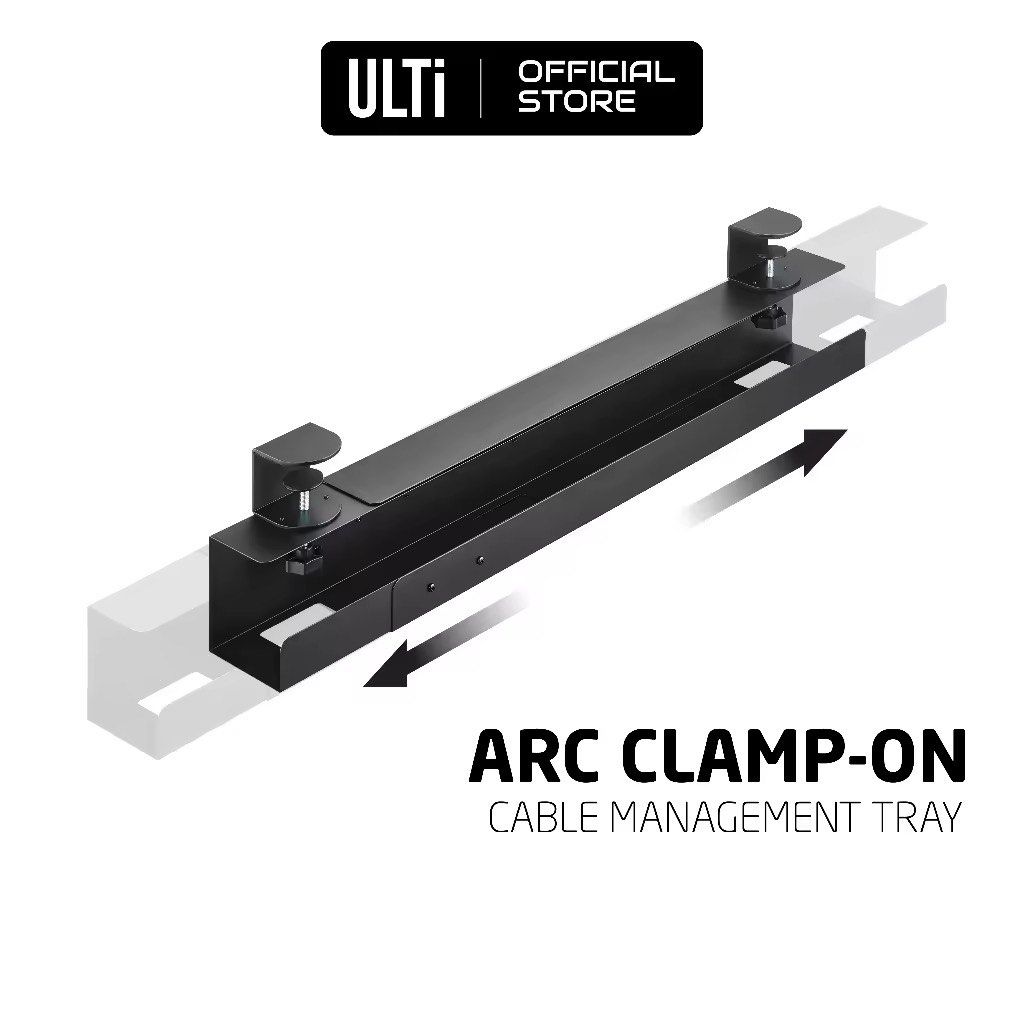 ULTI Arc Clamp Cable Management Black Easy Access