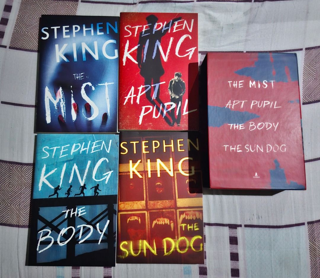 Various Books for Sale Pt3 (Category: Storybooks) located in Manila. Submitted by markusvramosiii (Listing ID 1446007161, Image 2). Description: The Bone Season HB by Samantha Shannon - 450 The Dark Mirror HB by Samantha Shannon - 750 Stephen King Novella Box Set - 1,500 (Apt Pupil, The Mist, The Body, The Sun Dog) Breathless by Jennifer Niven - 250 Morgan Matson books - 250 each [SOLD] A Day of Fallen Night by Samantha Shannon - 450 [SOLD] Lady 