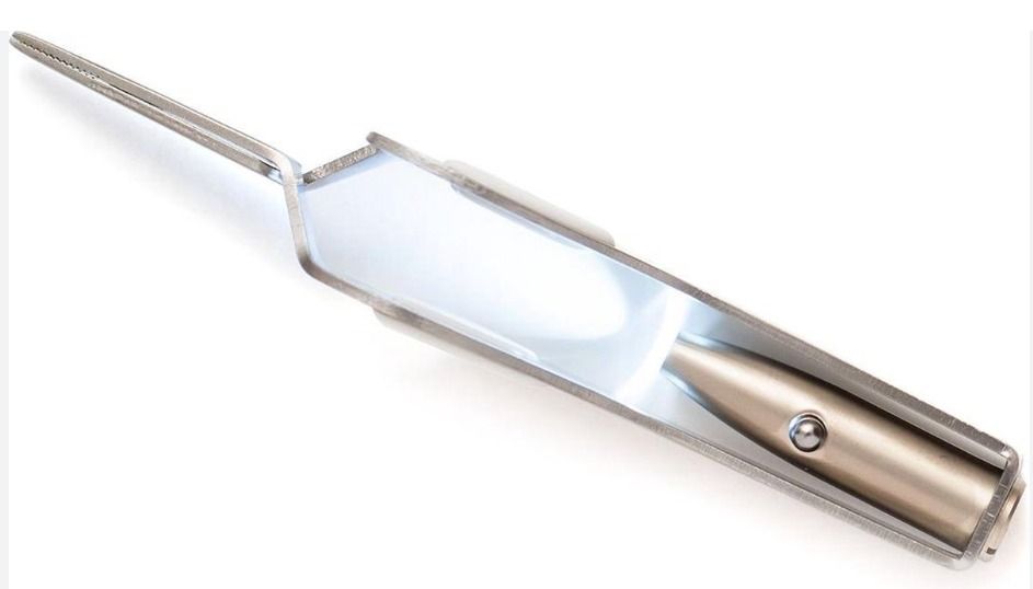 We R Memory Keepers - Comfort Craft Lighted Tweezers Tools (Category: Craft Supplies & Tools) located in Manila. Submitted by memorylanestore (Listing ID 1446035198, Image 2). Description: Take the strain off your hands and eyes with this set of Comfort Craft Lighted Tweezers. This ergonomic design features comfortable rubber grips and a strong LED light for more visibility. Perfect for scrapbooking, jewelry making, and other crafts. This package