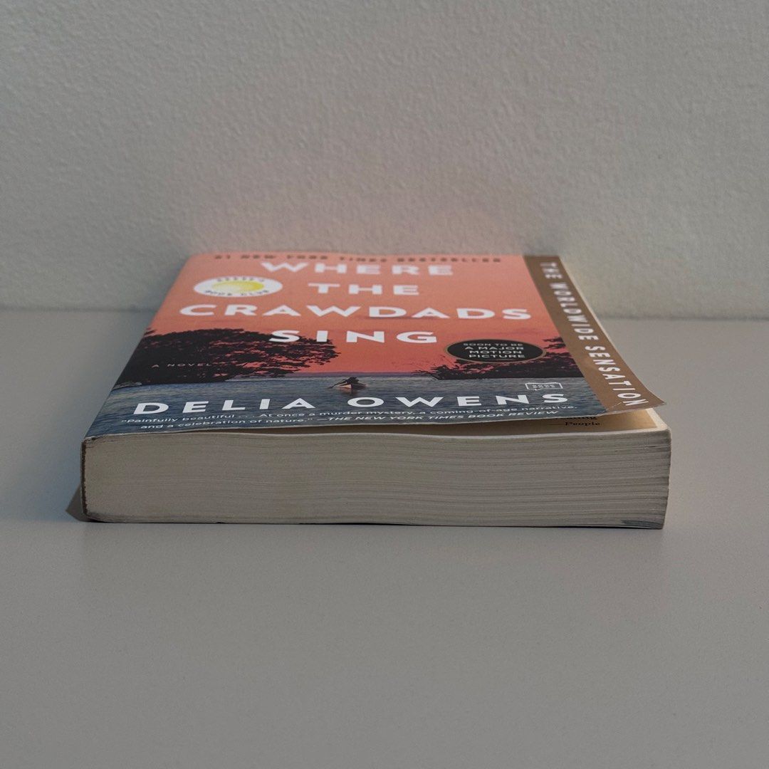 Where the Crawdads Sing by Delia Owens (Category: Storybooks) located in Manila. Submitted by maruuu0113 (Listing ID 1446083544, Image 3). Description: 📚 Where the Crawdads Sing by Delia Owens Format: Trade Paperback Condition: Very Good Purchased from: Fully Booked ✨ Authentic copy Condition Notes • Clean pages • No missing pages • No highlighting or annotations • Please refer to photos for the book’s exact condition. 📦 Carefully packed with w