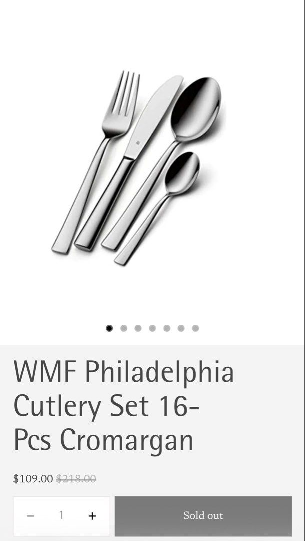WMF Cutlery Set - 16 Pieces Cromargan 18/10492668758430863360