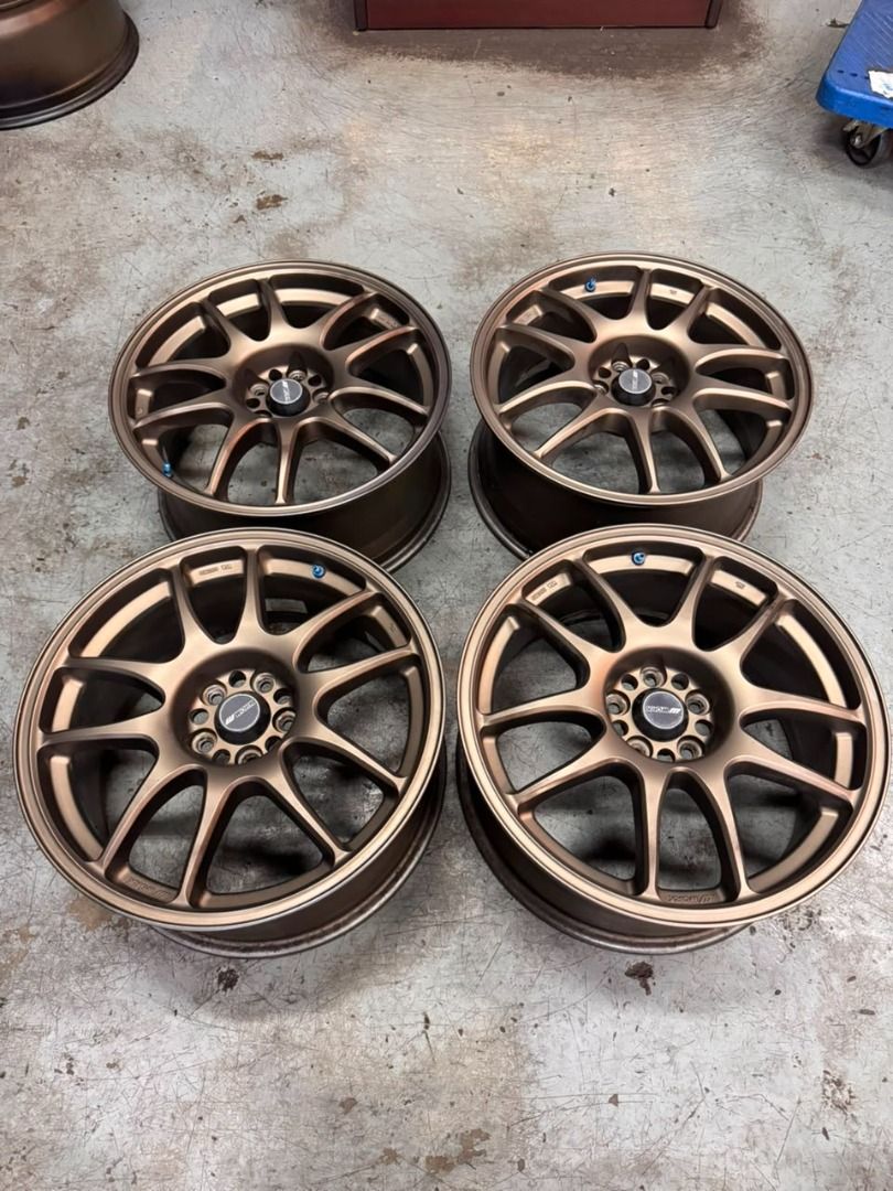 WORK EMOTION CR kai ブロンズ 17'' Work Emotion CR Kai Original Wheels Set, Car Accessories