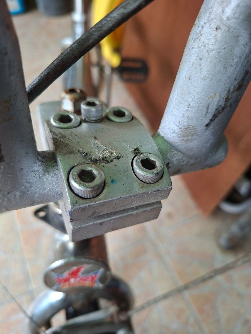 90s Mongoose BMX Bike (Category: Bicycles) located in Caloocan City. Submitted by japansurpluscaloocansouth (Listing ID 1446164953, Image 3). Description: Mid 90's Mongoose Woody Wood pecker bmx Chrome, nickel plated steel body 20x1.95 Tioga Sweet Block tires Sunrims Tektro brake lever, U-brakes One piece crankset Heavy duty 6000 pesos 09761496242 caloocan city 10th ave.