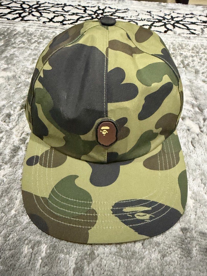 A Bathing Ape Cap 6 Panel (Category: Cap & Hats) located in Kuala Lumpur. Submitted by hameed69 (Listing ID 1446292174, Image 2). Description: ✅ free size ✅ material Gore-tex ✅ condition BNWT ✅ Postage bayar kepada J&T Bape bathing ape Cap Hat.