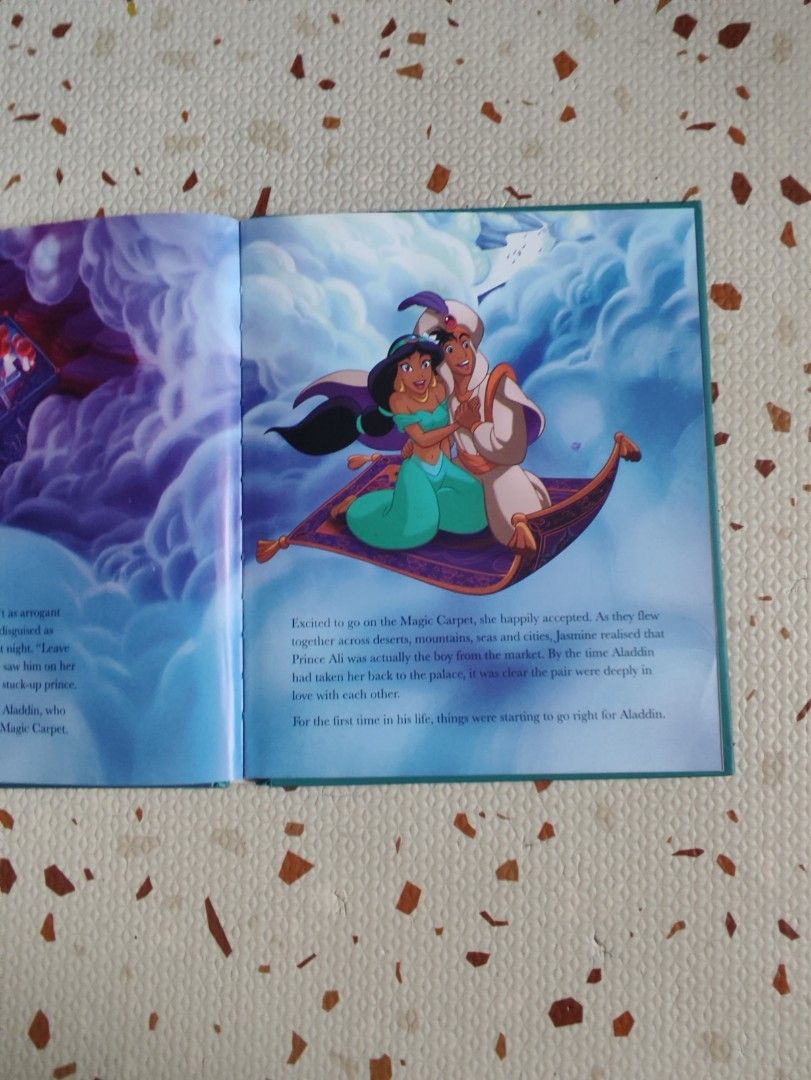 Aladdin Flexibound Book 📚 (Category: Storybooks) located in Taguig. Submitted by cleanupmomma (Listing ID 1446233046, Image 3). Description: Please takes time to read ❤️ Like New Flexibound Classic Tale ganda ng print and pages 🥹 complete pages Ganda in actual ☺️ no flaws medium size wyiwyg.