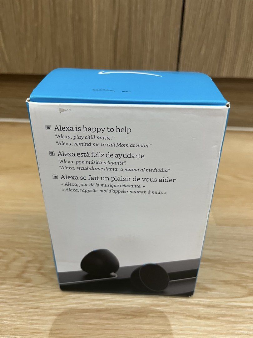 Amazon Echo Pop Smart Speaker - Charcoal (Category: Soundbars, Speakers & Amplifiers) located in Mandaluyong City. Submitted by cman1515 (Listing ID 1446245531, Image 2). Description: - Amazon Echo Pop in Charcoal color - Voice control with Alexa for music, reminders, and other tasks - Ideal for any room in your home - Includes original packaging.