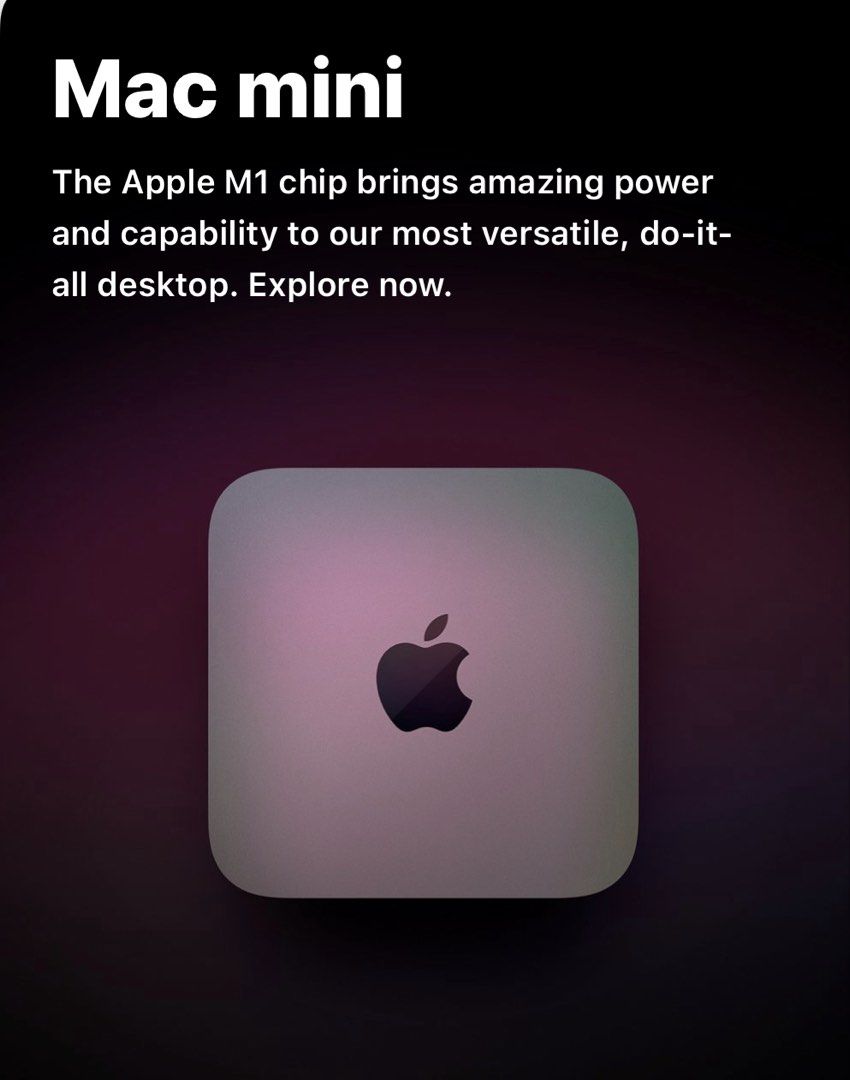 Apple Mac Mini M1 Chip Desktop Computer493599643718144001