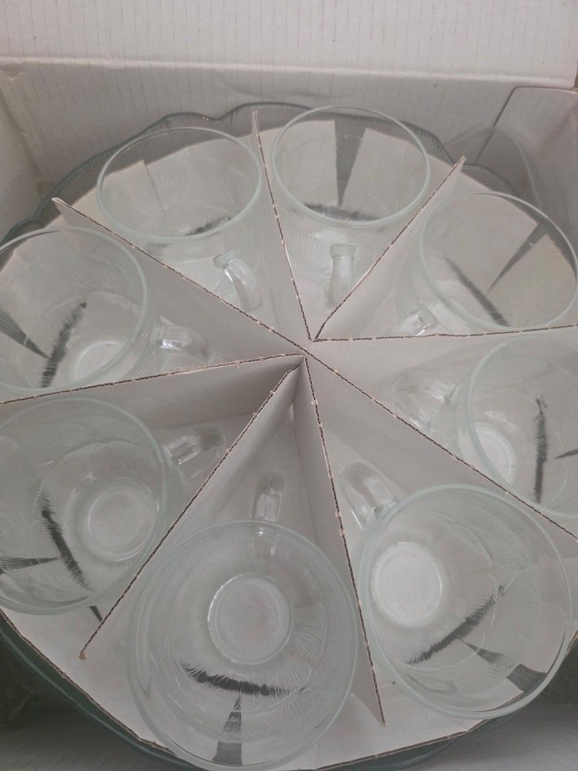 Arcoroc Fleur Punch Set for 12 - 27 Piece493807489768509441