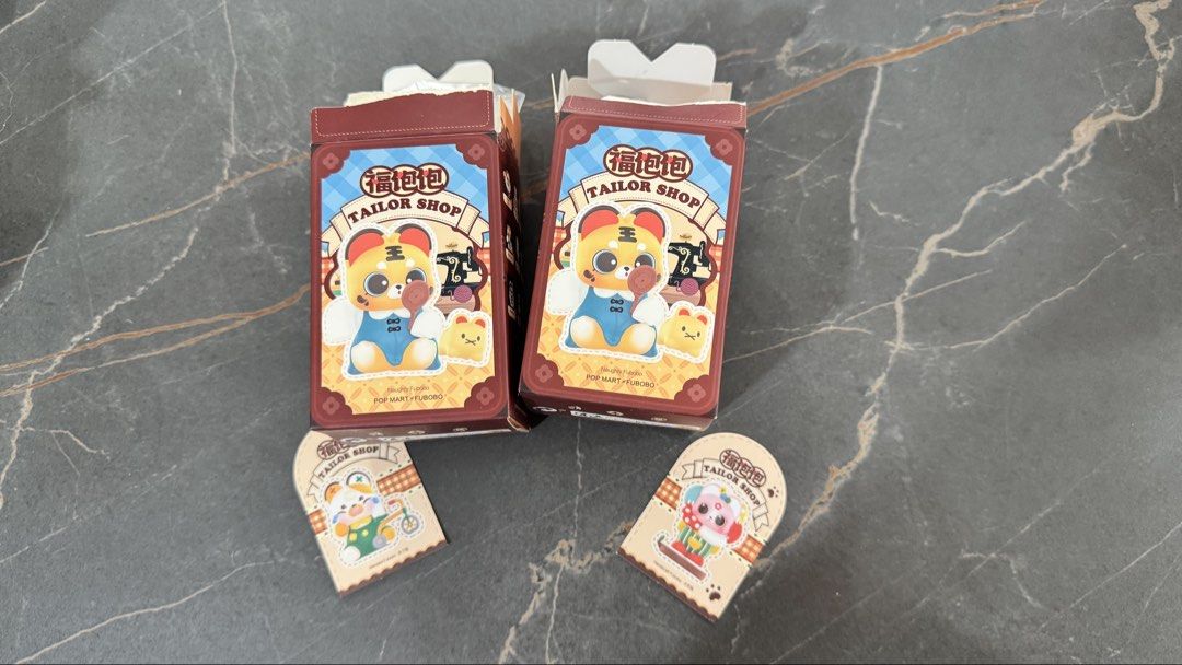 Assorted Blind Boxes (Category: Designer & Blind Box Toys) located in Singapore. Submitted by elexxx (Listing ID 1446250753, Image 4). Description: Panda- $15 each Pokemon- $8 Fubobo-$8.