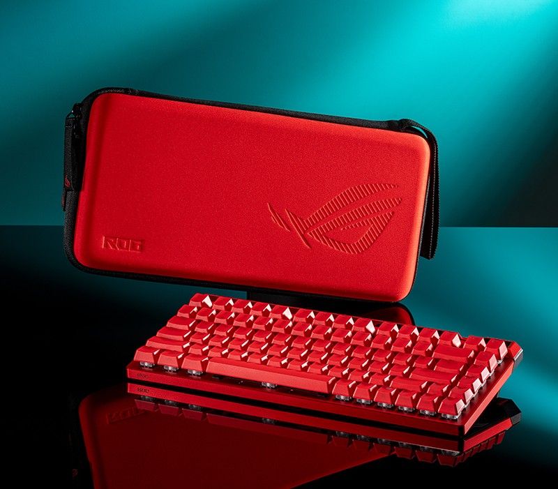 ASUS ROG Falchion Ace 75 HE in Lava Red