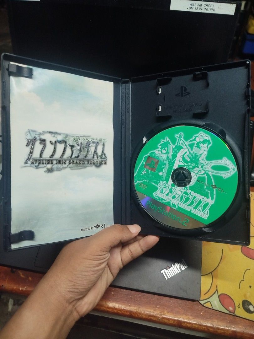 Atelier Iris: Grand Phantasm PS2 Game (Category: PlayStation) located in Binan City. Submitted by pumpkiiin02 (Listing ID 1446296099, Image 3). Description: - Game: Atelier Iris: Grand Phantasm - Console: PlayStation 2 (PS2) - Region: Japanese Version (JPN) - Condition: Complete with original case and disc - Genre: Role-Playing Game (RPG) - Note: A great RPG for the PS2!.