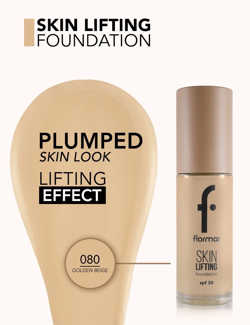 AUTHENTIC FLORMAR SKIN LIGHTING FOUNDATION (Category: Makeup) located in Las Pinas. Submitted by outerwearsmanila (Listing ID 1446248685, Image 2). Description: Product Details Flormar Skin Lifting Foundation Enriched with herbal collagen, niacinamide, hyaluronic acid and antioxidants, Skin Lifting Foundation moisturizes the skin with its rich anti-aging ingredients and provides a lifting effect on the skin. Protects the skin against the harmful 
