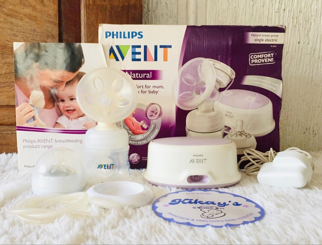 Avent comfort single electric pump (Category: Breastfeeding & Bottle Feeding) located in Manila. Submitted by kikay.store.ph30 (Listing ID 1446203837, Image 1). Description: ❗️ NEW ARRIVALS ❗️🇺🇸 Avent comfort single electric pump Plug in to use Condition : preloved but well love 💓 Working well Inclusion : machine & charger 25mm complete kits. Price: 2500 MOP: GCASH, BDO, MOD: SCO FOR SHIPPING PURPOSE, BUS SHIPPING, JNT, LBC ♥️ 1 day reservatio