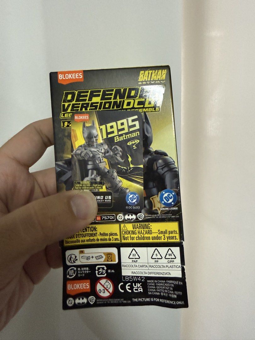 Blokees DC Defender Wave 01 - 1995 BATMAN (Complete w/ Card) (Category: Vintage Collectibles) located in Manila. Submitted by jpcollectiblesph (Listing ID 1446239190, Image 1). Description: .
