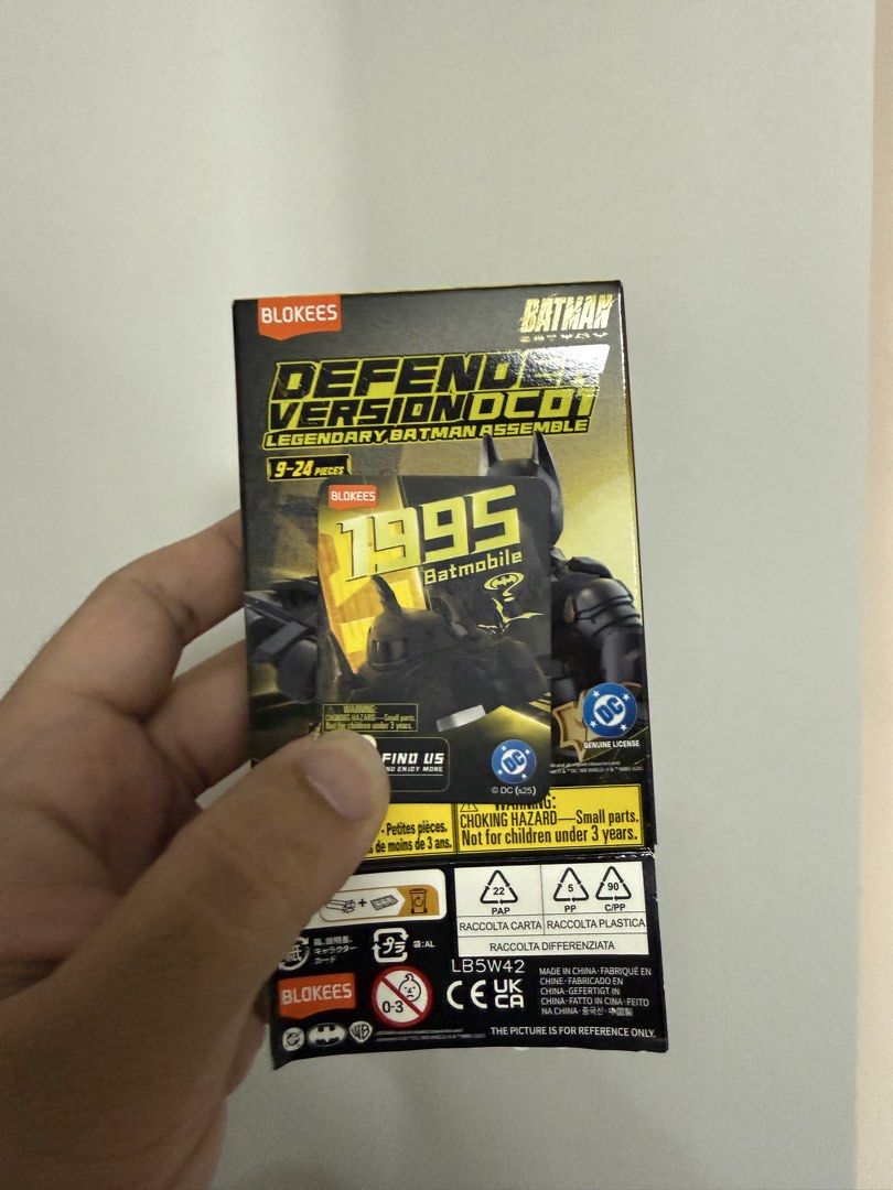 Blokees DC Defender Wave 01 - 1995 BATMOBILE (Complete w/ Card) (Category: Vehicle & Diecast Models) located in Manila. Submitted by jpcollectiblesph (Listing ID 1446239404, Image 1). Description: .