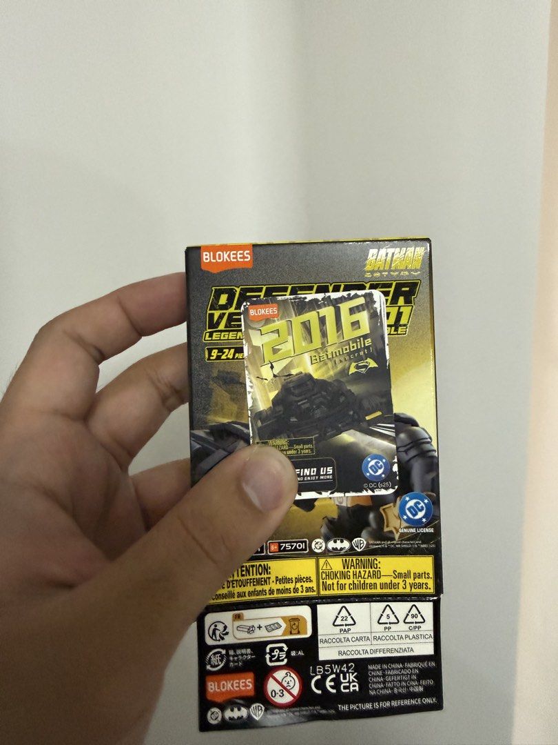 Blokees DC Defender Wave 01 - 2016 BATMOBILE (Complete w/ Card) (Category: Vehicle & Diecast Models) located in Manila. Submitted by jpcollectiblesph (Listing ID 1446239643, Image 1). Description: .