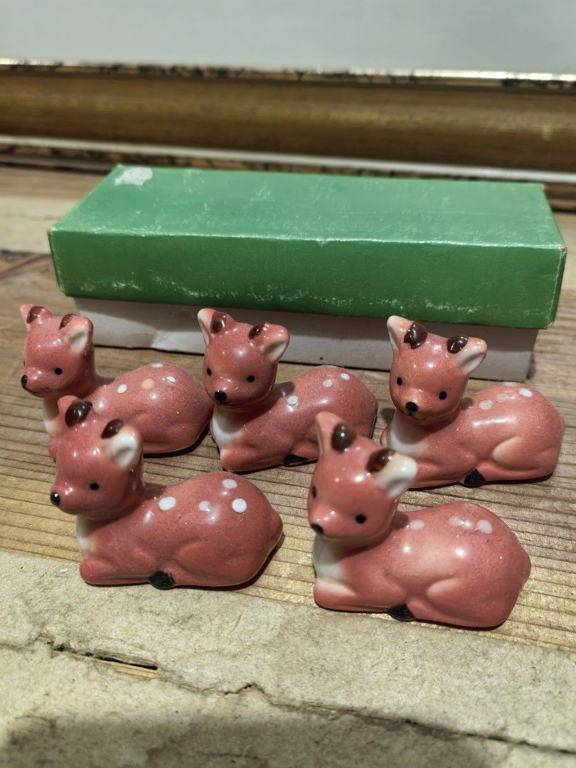 Chopstick Rest - Ceramic Deer Set 5 (Category: Other Kitchenware & Tableware) located in Cebu City. Submitted by dudes_villanueva (Listing ID 1446315502, Image 3). Description: Chopstick Rest - Ceramic Deer Brand New in Box Set of 5 🦌 Can be used as a decorative display item..