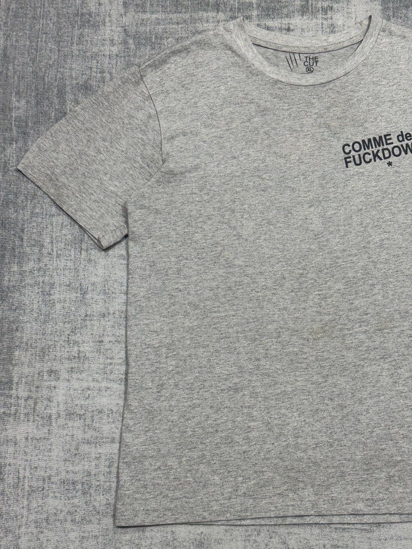 Comme des FUCKDOWN * - Vintage Shirt (Category: Tshirts & Polo Shirts ) located in Manila. Submitted by members-only (Listing ID 1446285096, Image 3). Description: Comme des FUCKDOWN Shirt Size: XL fit Medium only Dimes: 20 x 27 Very good condition No issue Fade washcare vintage type.