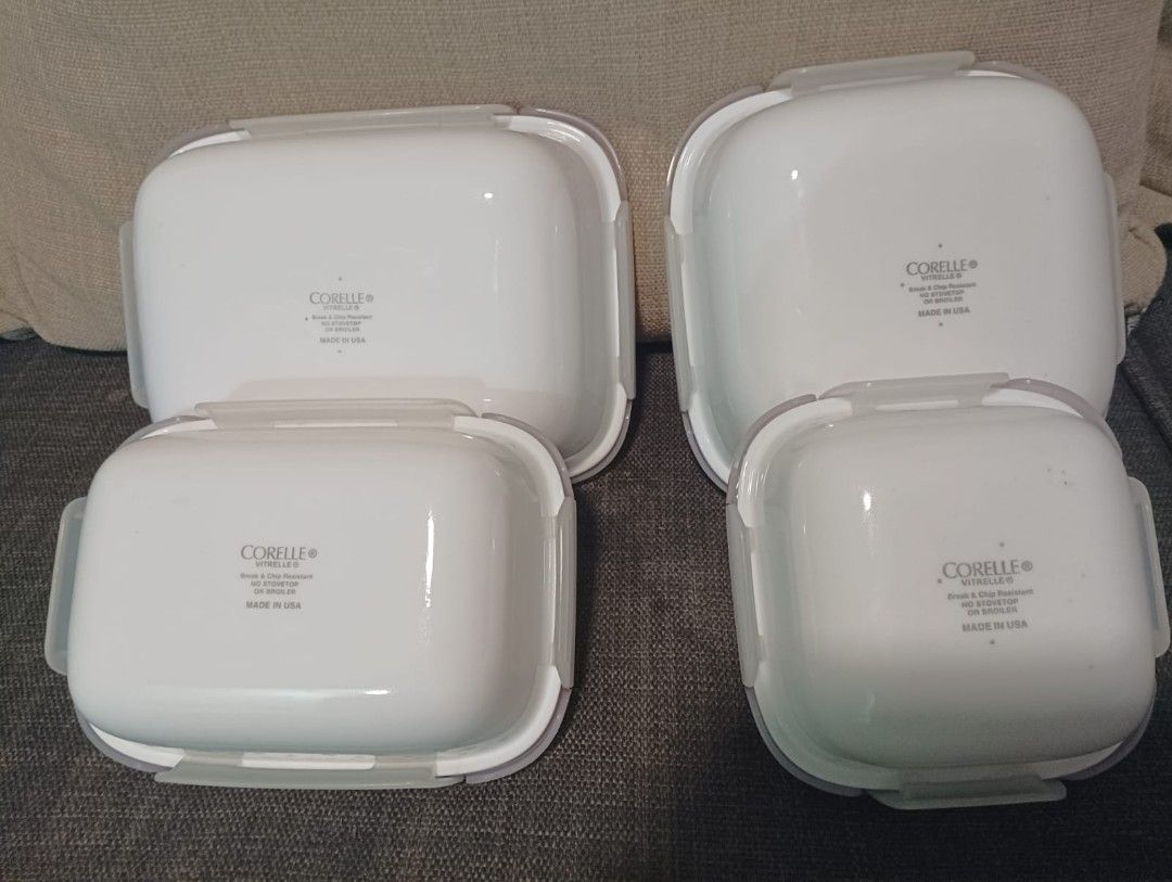 Corelle snapware 4 pcs set493548745869895683
