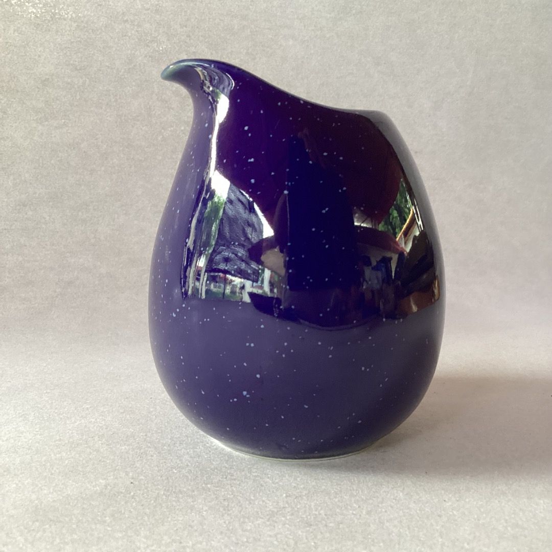 Dark Blue Speckled Ceramic Creamer Pitcher (Category: Pitchers & Dispensers) located in Davao. Submitted by eclectic1925 (Listing ID 1446336239, Image 1). Description: Php220 Deep Blue Speckled Ceramic Jug *last pic for price reference only H: 4 inches L: 3.5 inches Please REVIEW PHOTOS We use 100% repurposed packaging materials SF starts at Php70 via Flash Express First to pay.