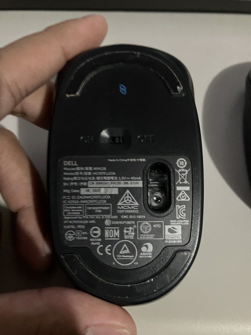 Dell Wireless Mouse with USB Receiver 2pcs (Category: Mouse & Mousepads) located in Paranaque City. Submitted by chkdsk404 (Listing ID 1446336799, Image 3). Description: With USB receiver AA Battery not included 2pcs remaining.