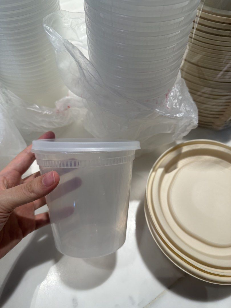 Disposable Food Containers and Bowls with Lids