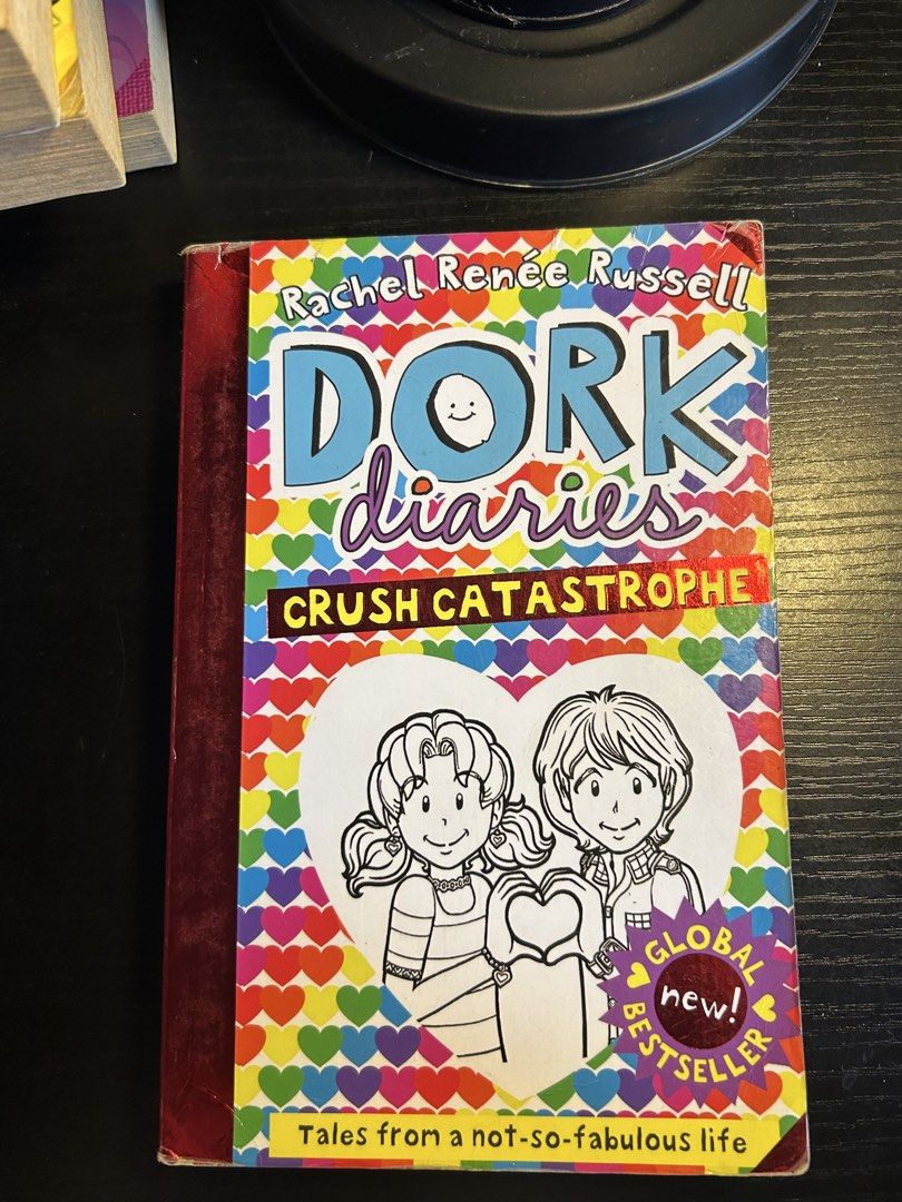 Dork Diaries (Category: Children's Books) located in Batangas. Submitted by keiiiiiii_ (Listing ID 1446256822, Image 3). Description: 💌issues: tan and foxing pages due to aging, still 100% readable 💌all original copy 💌110 ea if individual, 100 if take all 💌mop: maya/bank transfer 💌can meet up if around taal/lemery.