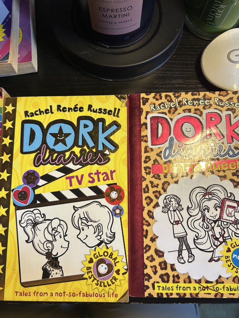 Dork Diaries (Category: Children's Books) located in Batangas. Submitted by keiiiiiii_ (Listing ID 1446256822, Image 2). Description: 💌issues: tan and foxing pages due to aging, still 100% readable 💌all original copy 💌110 ea if individual, 100 if take all 💌mop: maya/bank transfer 💌can meet up if around taal/lemery.