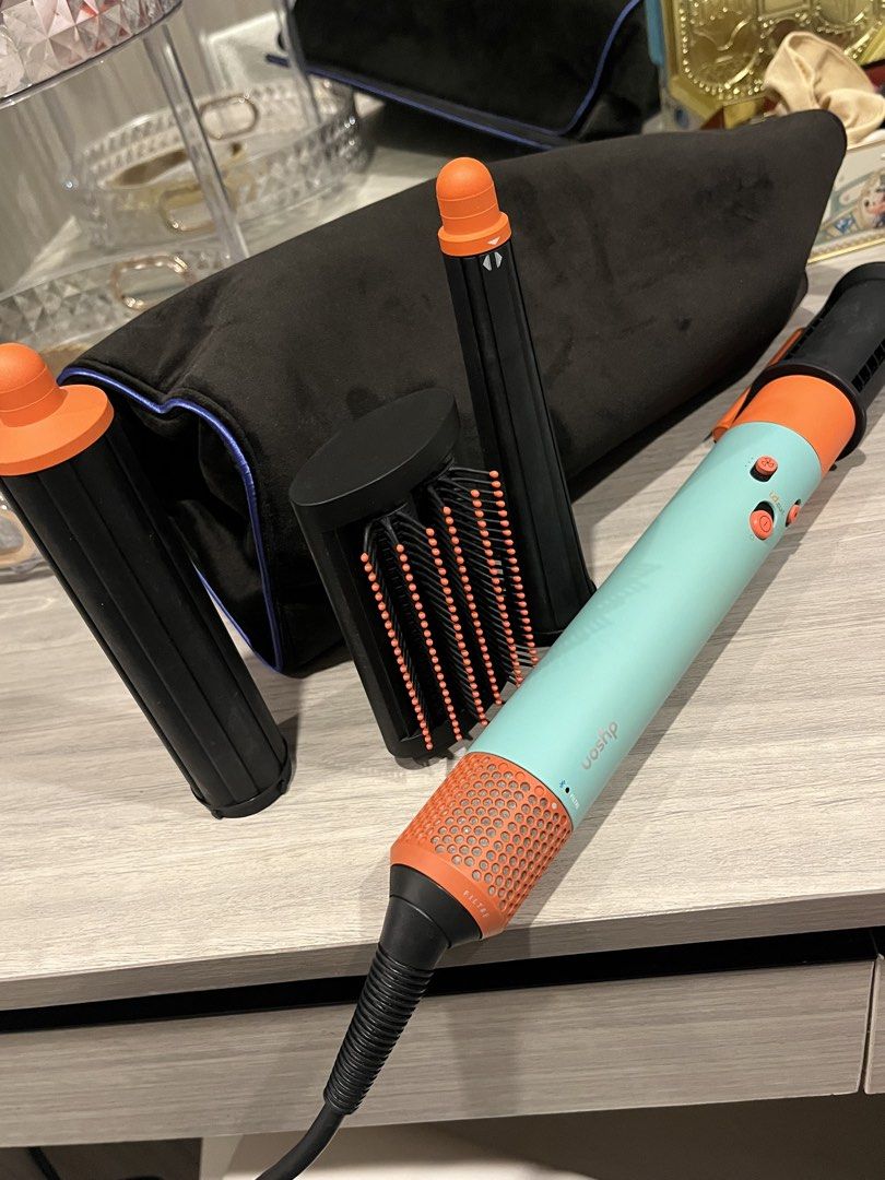Dyson Airwrap w/ Transformer (Category: Hair) located in Pasig City. Submitted by msvstyle (Listing ID 1446264532, Image 2). Description: - Dyson Airwrap Complete unit - 110v but with transformer - Includes all original attachments - Comes with storage case - Ideal for versatile hair styling .