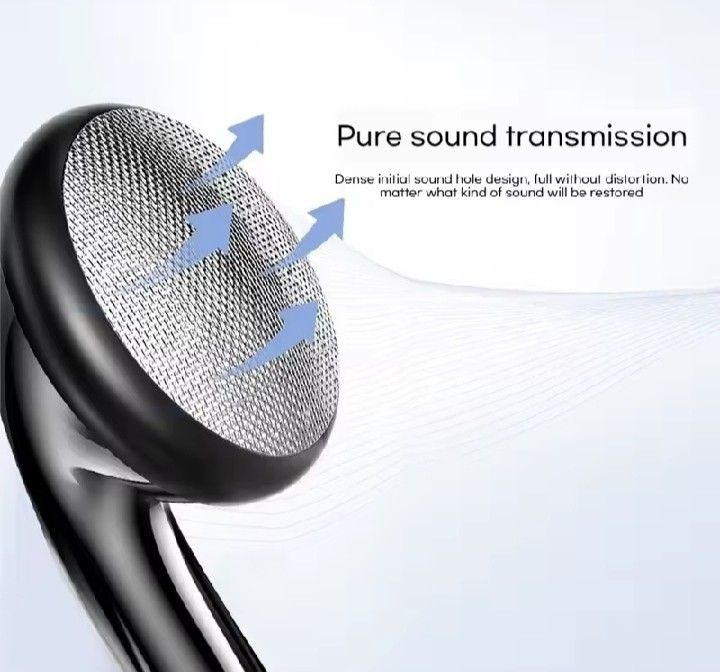 Earphone bass sorround sound (Category: Earphones) located in Makati City. Submitted by redisell (Listing ID 1446274838, Image 3). Description: - Experience immersive bass and surround sound. - Ergonomic design for comfortable long-term wear. - Skin-friendly ear caps ensure a secure fit, even during exercise. - Dense initial sound hole design for pure, undistorted sound transmission. - Stylish, bright, and shining appearance. - Wire-controlled mi