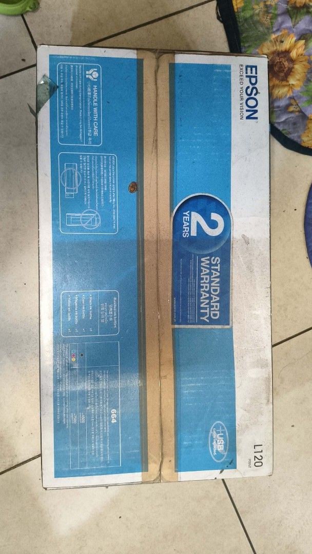 Epson L120 Printer with Ink Tank System (Category: Printers, Scanners & Copiers) located in Paranaque City. Submitted by imjolo (Listing ID 1446232512, Image 3). Description: Epson L120 Printer Negotiable LITERALLY BRAND NEW NEVER BEEN USED - Affordable document printing - Super low running cost - High capacity ink tank system - Compatible with Windows (7, 8, 10, XP) and Mac OS X - Power cable included - Perfect for home or office use If interest