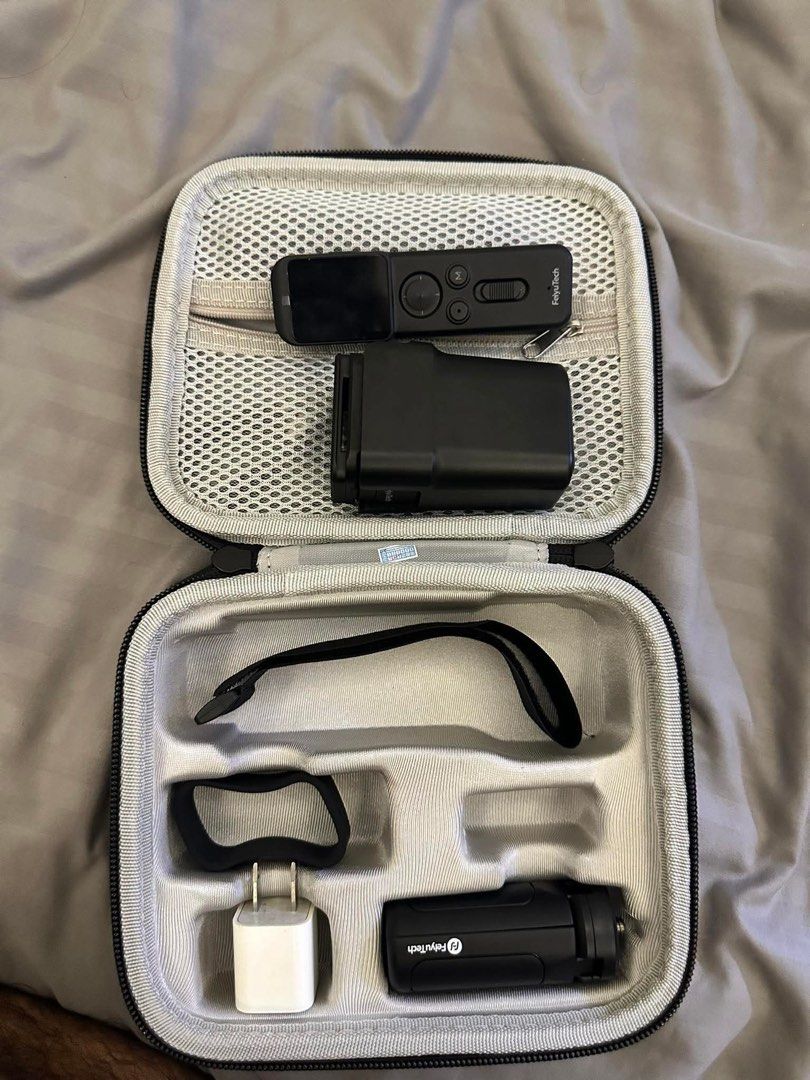 FeiyuTech Pocket 3 Pocket Gimbal Camera (Category: Cameras) located in Caloocan City. Submitted by lucky.hera_ (Listing ID 1446162966, Image 2). Description: - FeiyuTech Pocket 3 gimbal camera - Includes original carrying case - Charger and accessories shown in photos are included - Ideal for smooth, on-the-go video recording - Compact and easy to use.