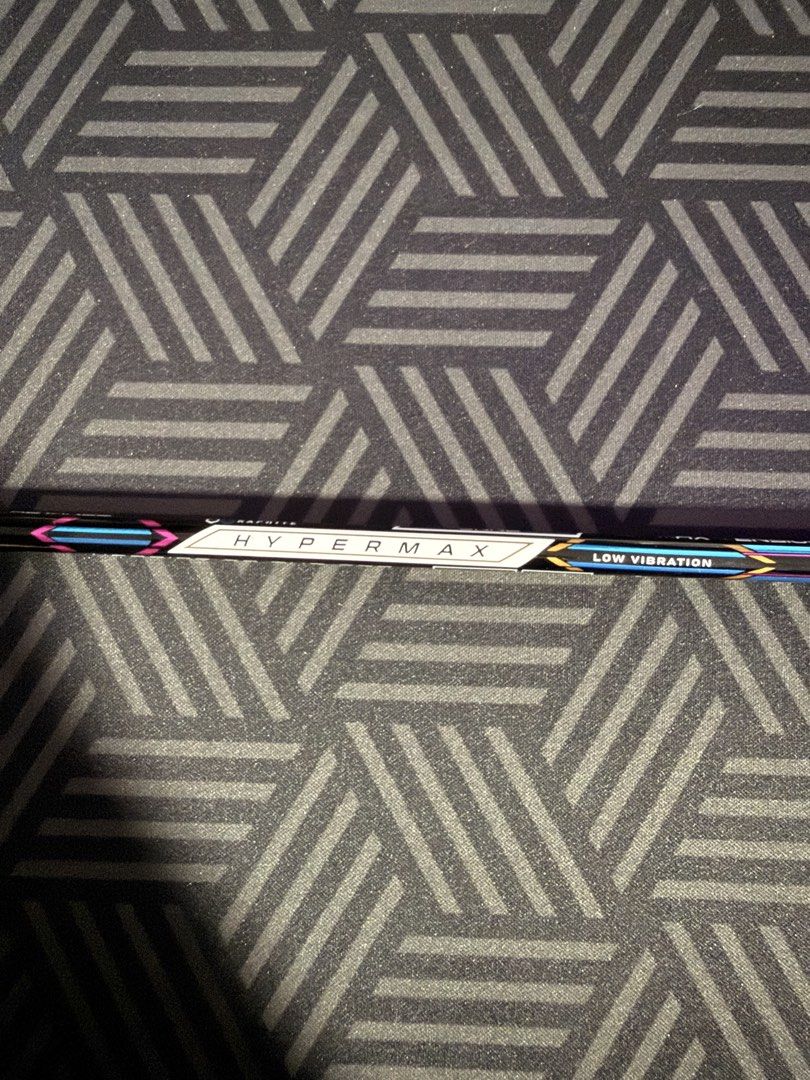 Felet Hypermax (Category: Racket & Ball Sports) located in Singapore. Submitted by kzzyyt (Listing ID 1446285579, Image 2). Description: Felet Hypermax 4UG5 Condition 10/10 Strung with Aerobite at 29lbs.