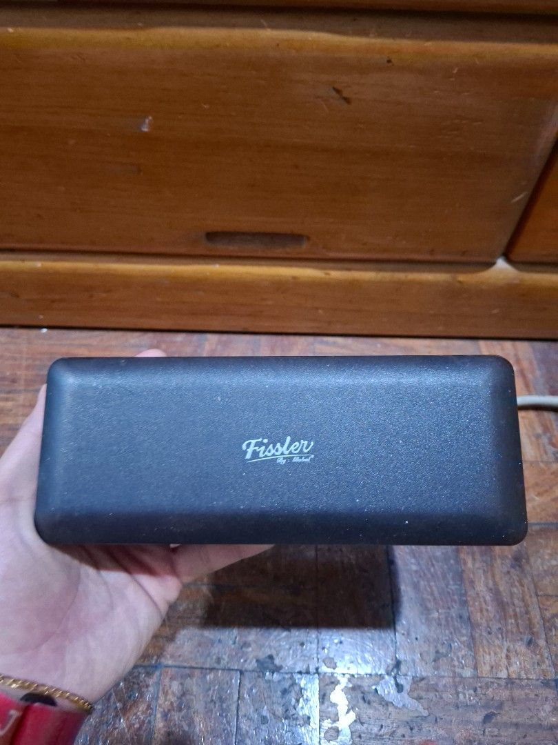 Fissler Harmonica with Case (Category: Musical Instruments) located in Manila. Submitted by jkim1 (Listing ID 1446299313, Image 1). Description: - Fissler by Global double harmonica - Includes original hard case - Case: Black exterior with blue velvet interior - Harmonica: Silver with Fissler branding.