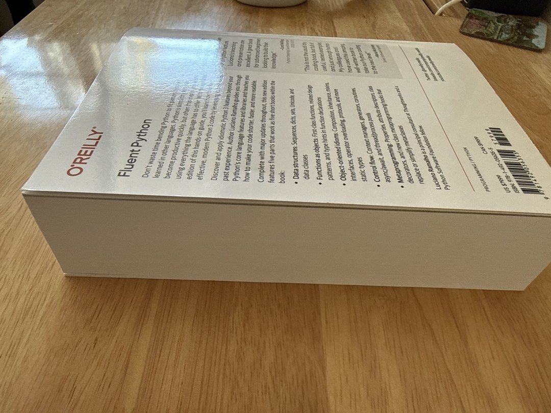 Fluent Python 2nd Edition O'Reilly Book, Hobbies & Lifestyle, Books ...