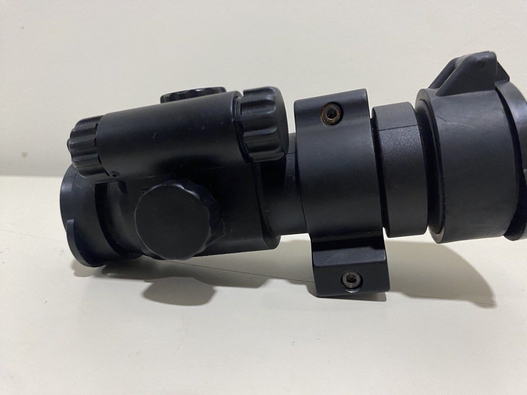 Genuine Tokyo Marui Red Dot Sight Scope | LR44 Powered | Airsoft | Working (Category: Other Sports Equipment and Supplies) located in Santa Rosa. Submitted by toysandusbmg (Listing ID 1446332900, Image 3). Description: Genuine Tokyo Marui Red Dot Sight Scope | LR44 Powered | Airsoft | Working ~ Clear Lenses ~ Item in good condition ~ working condition ~ Good for personal use and collector ~ Please see pictures for details ~ Note : rust is present