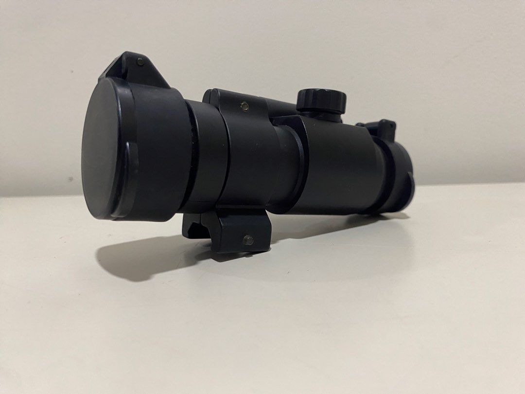 Genuine Tokyo Marui Red Dot Sight Scope | LR44 Powered | Airsoft | Working (Category: Other Sports Equipment and Supplies) located in Santa Rosa. Submitted by toysandusbmg (Listing ID 1446332900, Image 2). Description: Genuine Tokyo Marui Red Dot Sight Scope | LR44 Powered | Airsoft | Working ~ Clear Lenses ~ Item in good condition ~ working condition ~ Good for personal use and collector ~ Please see pictures for details ~ Note : rust is present