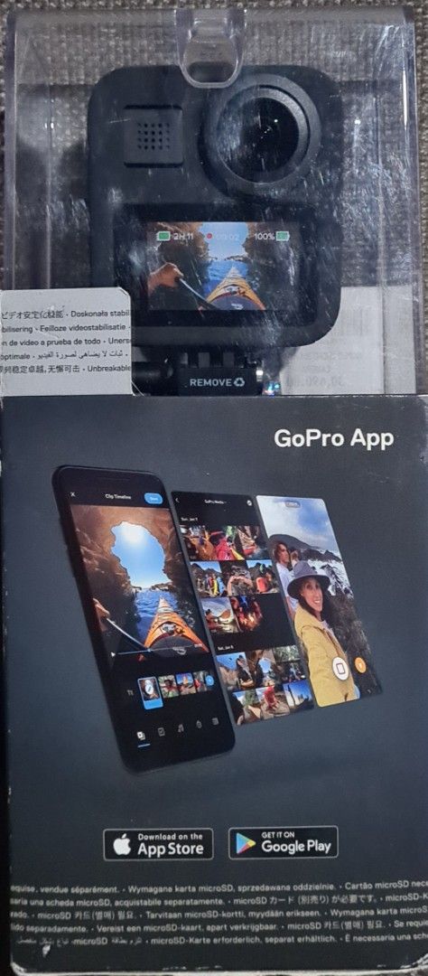 GO PRO Max 360 (Category: Video Cameras) located in Pio Duran. Submitted by henzelhannah (Listing ID 1446179027, Image 3). Description: PTPA; GoPro MAX action camera - Capture stunning 360-degree footage - Features Max HyperSmooth stabilization for smooth videos - 1080p live streaming capability Tag Price Php30,690.00 09159248299.