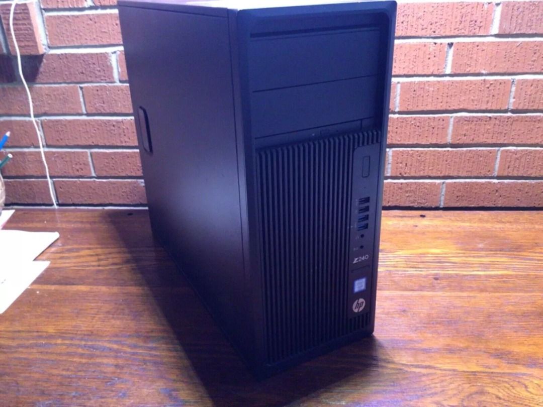 HP Z240 Workstation / Intel Xeon V6 Processor /32GB DDR4 / Nvidia Quadro GPU / RAID Controller / Perfect Condition