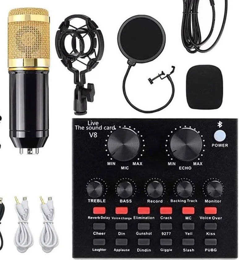 IKON Live Recording Condenser Microphone Set (Category: Microphones) located in Manila. Submitted by sopmeri5617 (Listing ID 1446215666, Image 2). Description: 🎙️ iKon Condenser Microphone Set - Bought this but never got the chance to use it, so I'm hoping it goes to someone who will. 🤍 Still sealed and complete! Bought it in Saudi * Authentic iKon condenser microphone set * Brand new & box still sealed * Complete set: microphone, stand, pop fi